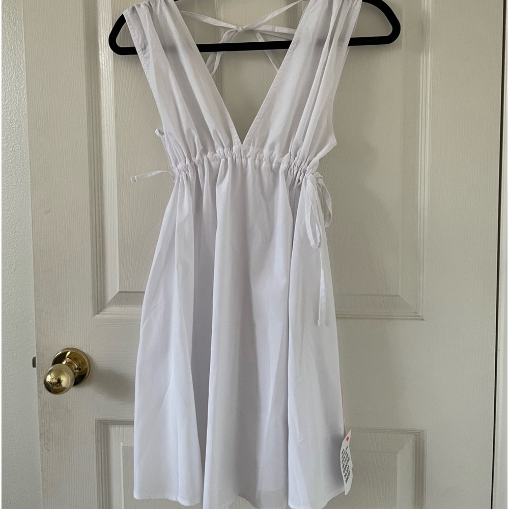 ASOS White Mini Sundress size S
